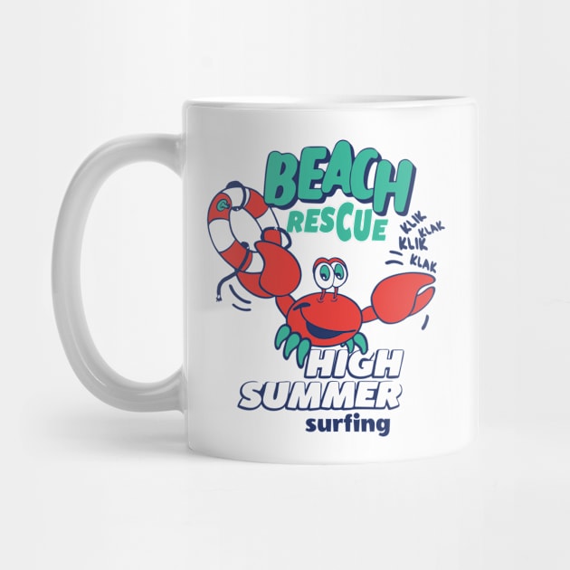 surf surfing summer crab by Supertrooper